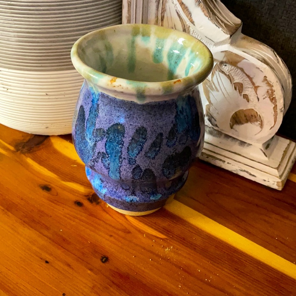 Multi-Color Clay Vase/Pottery